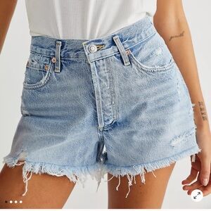Agolde Parker Vintage Denim Shorts Swampmeet 28